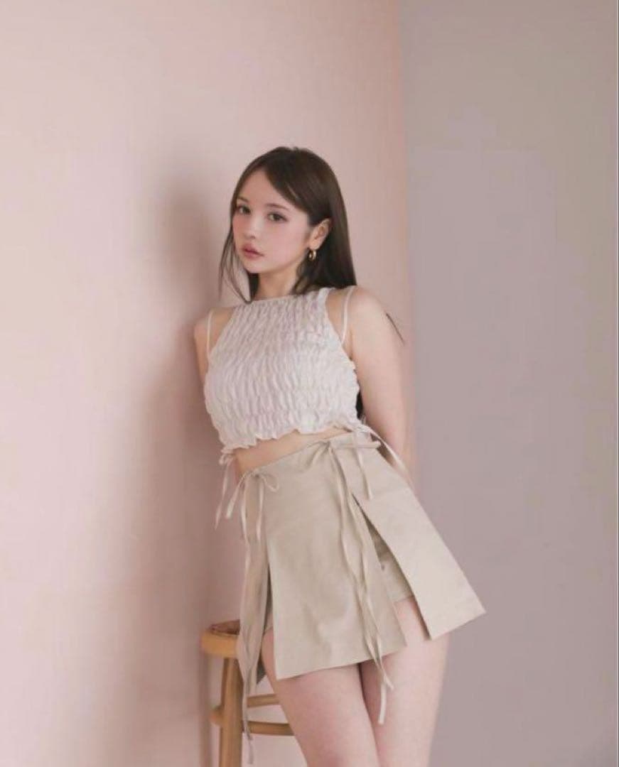 andmary May shirring topsメイシャーリングトップス