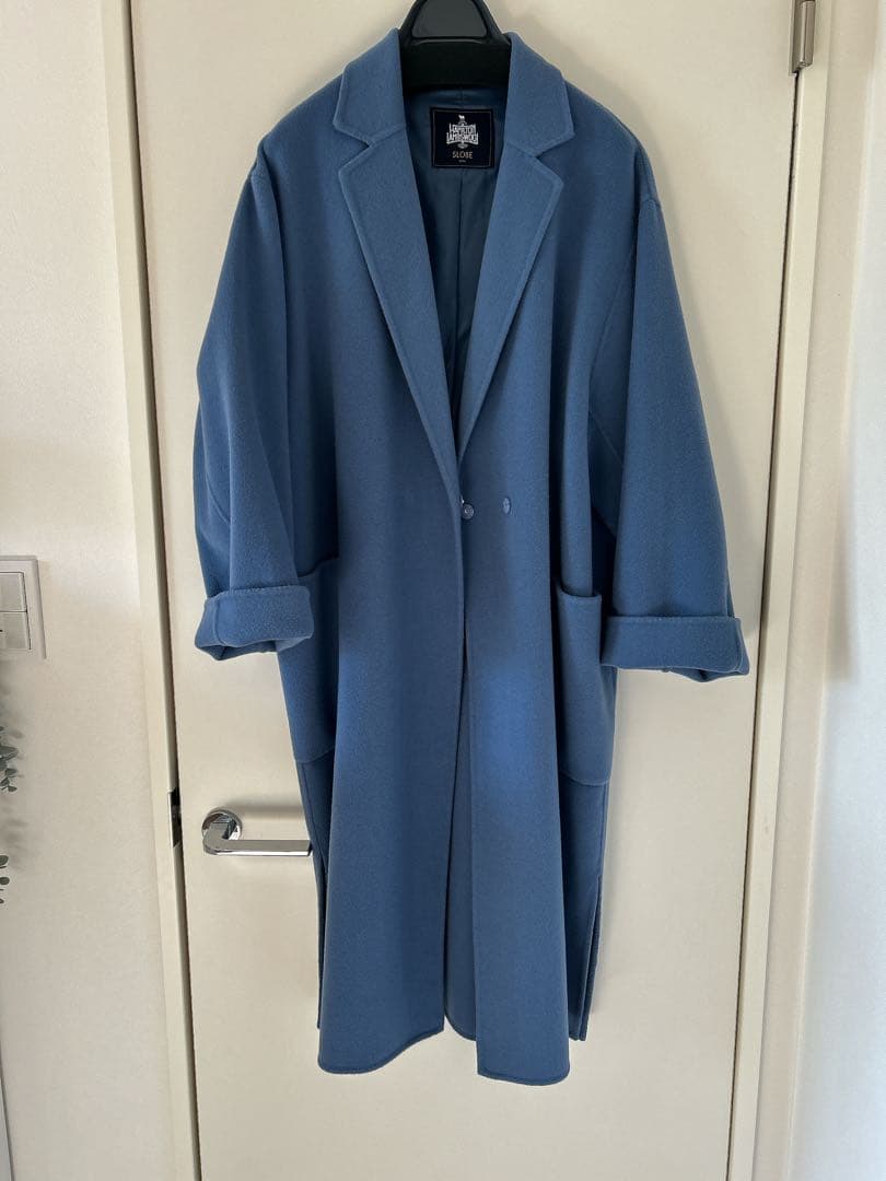 SLOBE IENA HAMILTONダブルフェイスロングチェスターコート