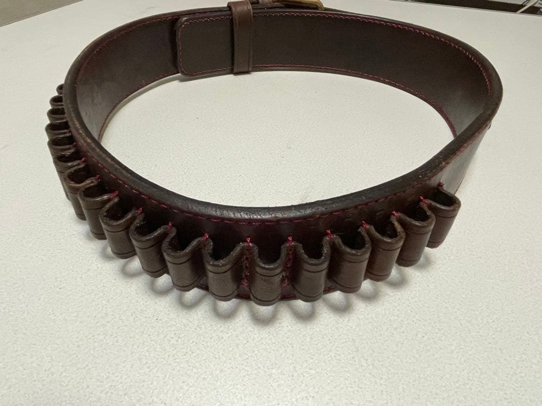 【オーダーメイド品】本革ガンベルト＋ホルスター3丁　SAA.45用