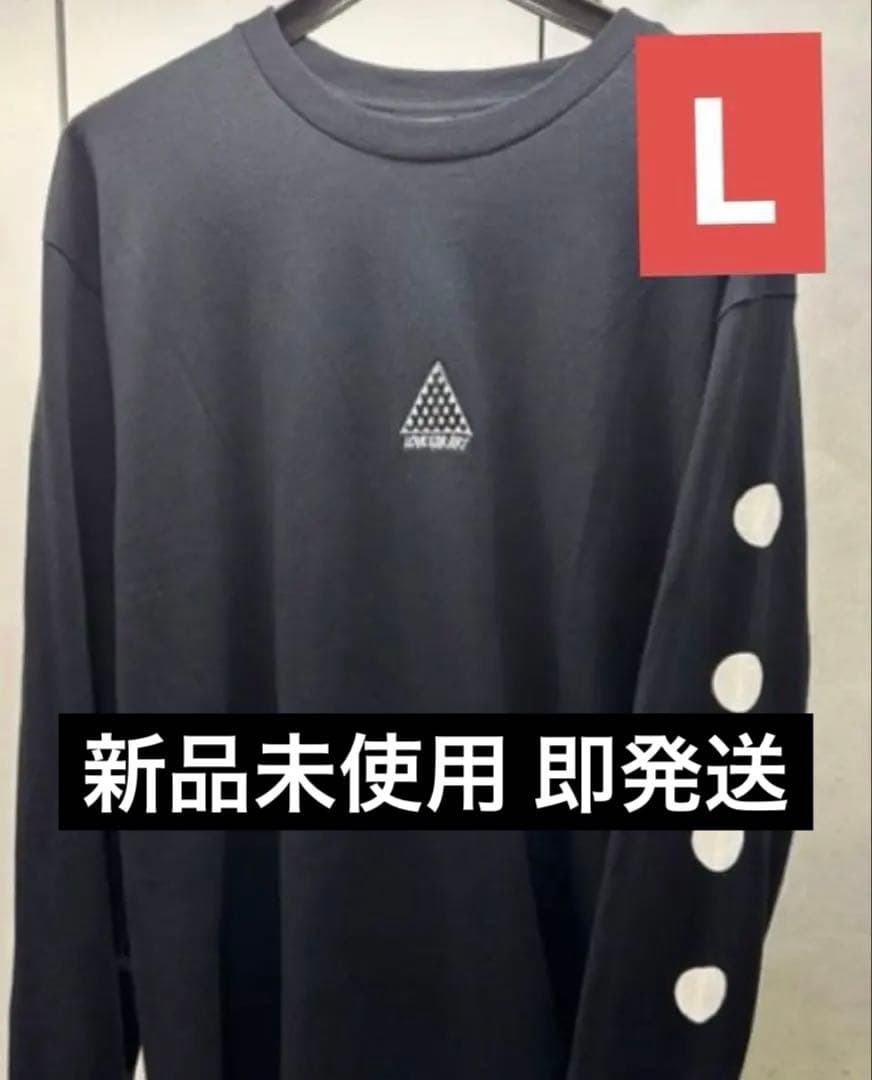 love ear art 黒ロングスリーブTシャツ Lサイズ