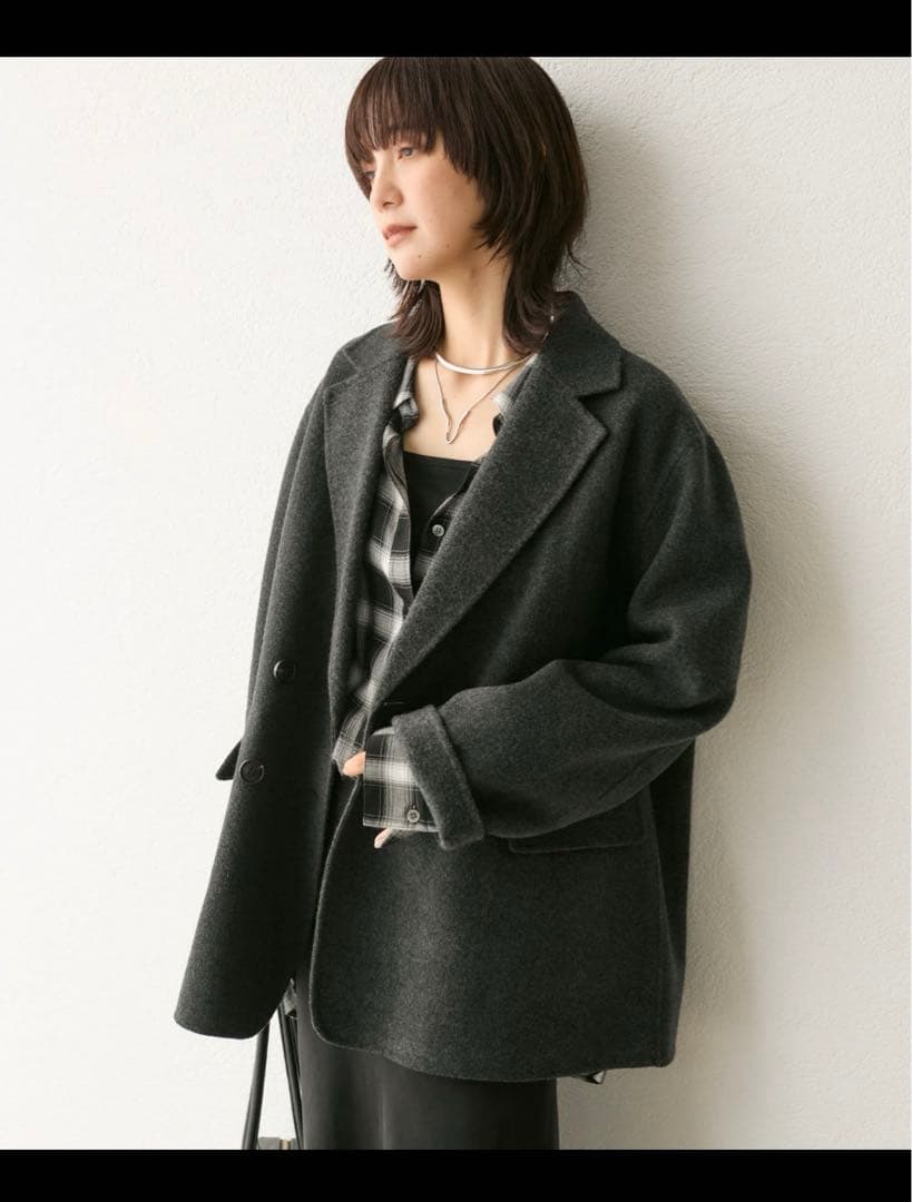 【RIVE DROITE リヴドロア】軽量リバーテーラードジャコット　コート