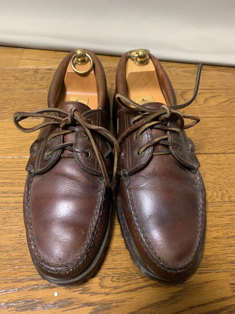 ラルフローレン　デッキシューズ　オールレザー　26cm