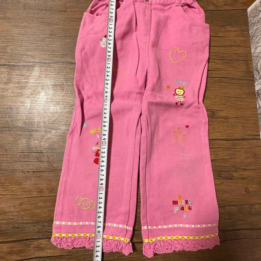 メゾピアノ　みっぷるちゃん　長T、ズボン、ジャンパースカート、バッグ、おまけ付