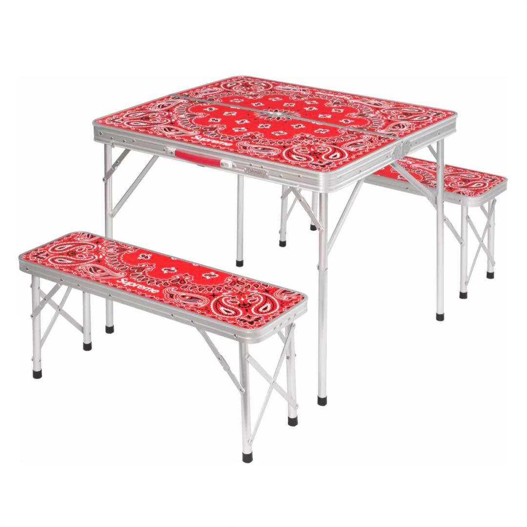 新品 Supreme / Coleman Folding Table Set