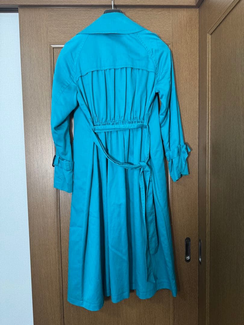 【Diagram/ダイアグラム】 ターコイズ トレンチコート 36サイズ