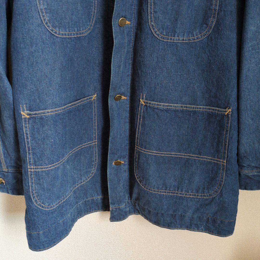 USA製 80s ROEBUCKS 裏ブランケット デニムカバーオール M