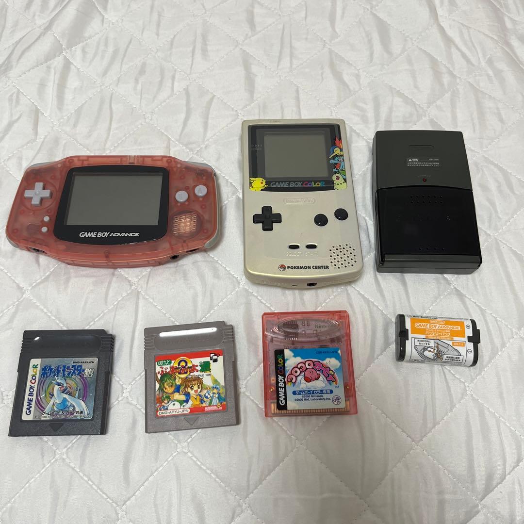 ゲームボーイカラー　ゲームボーイアドバンス　ゲームボーイバッテリー　ソフト各種