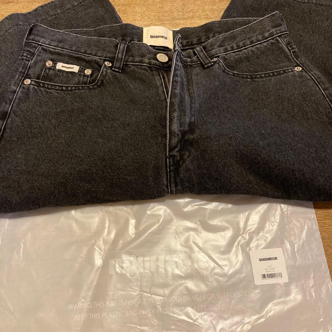 パンツ SHISHIKUI half jean BLACK 26