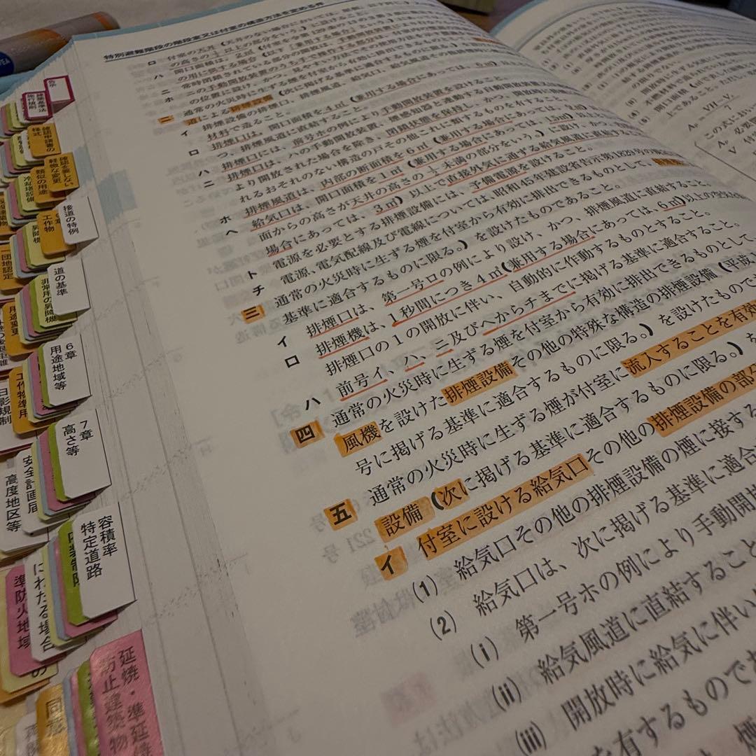 2025年度版 建築基準関係法令集 TAC 線引済 一級建築士用