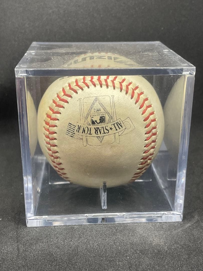 オズの魔法使い　オジー・スミス　直筆サインボール　1992日米野球実使用球