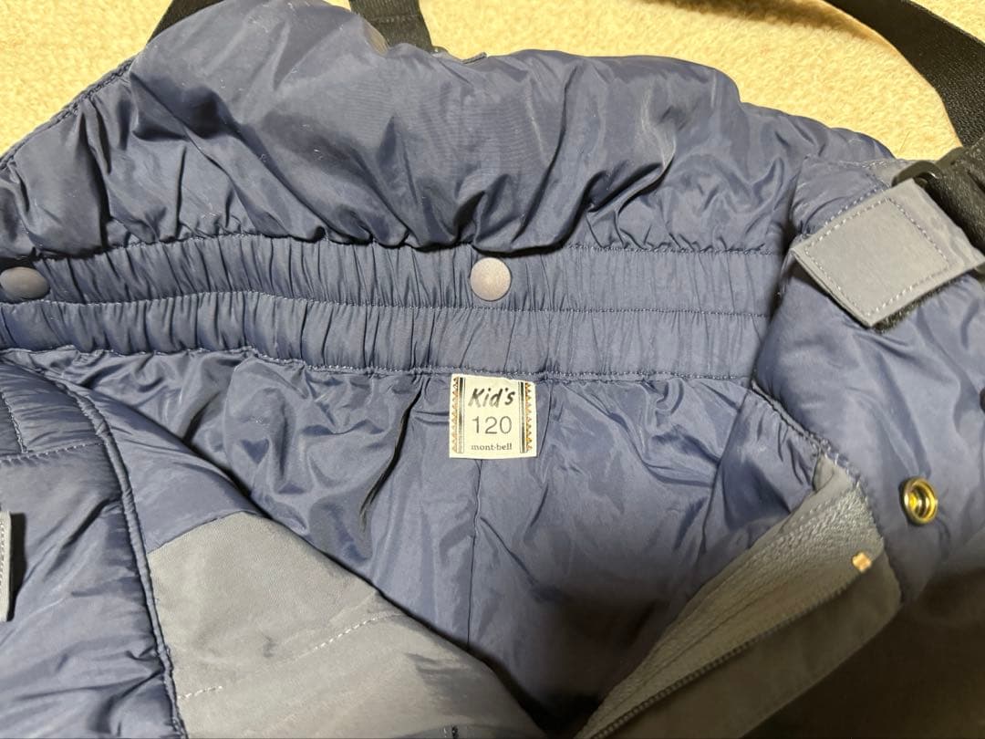 montbell 子ども用スキー/スノボウェア 上130cm 下120cm