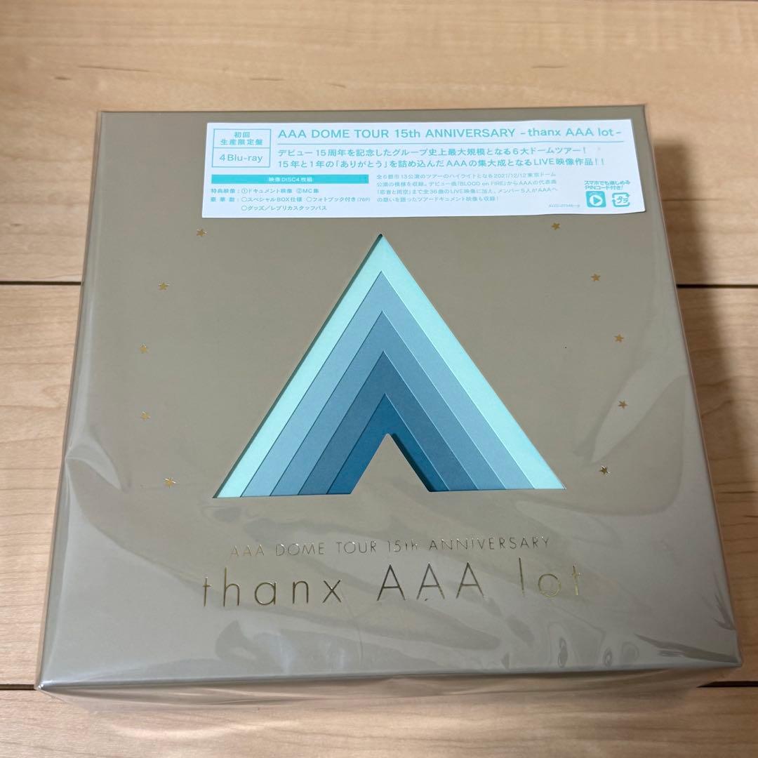 thanx AAA lot 初回生産限定盤 Blu-ray