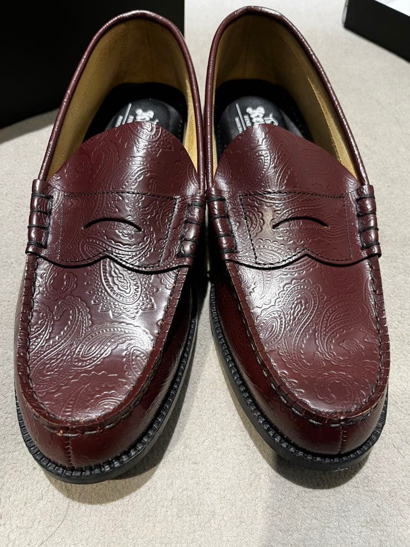 kenford fine shoes embossed loafers限定カラー