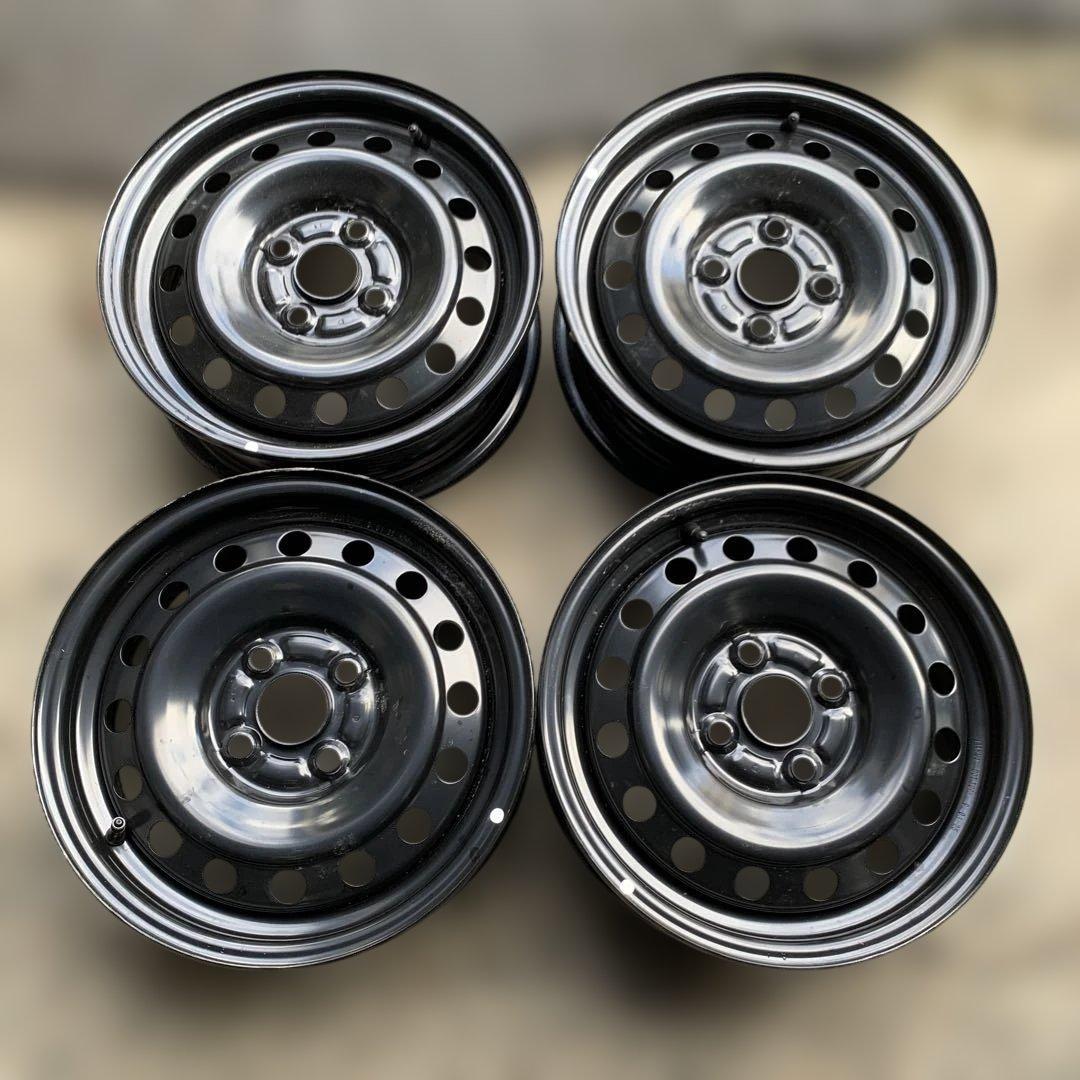 14インチ スチールホイール トヨタルーミー/タンク/トール純正 （青0594）