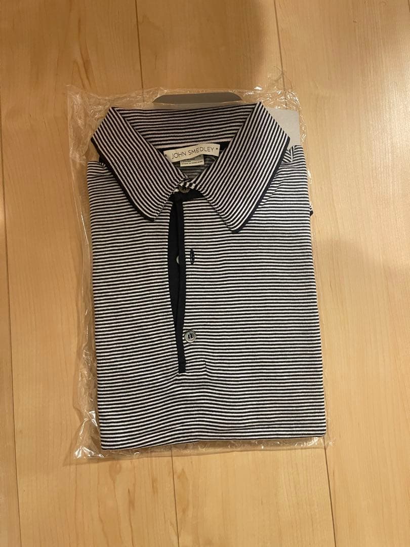 美品　ジョンスメドレー　シーアイランドコットン　ニットポロシャツ　M