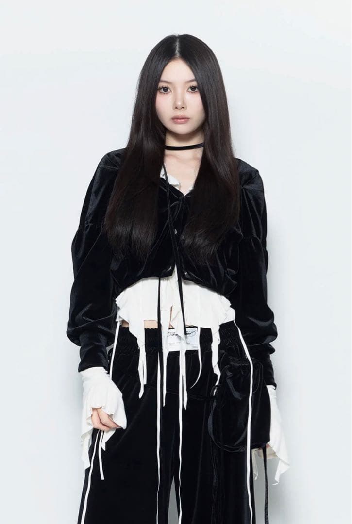 ジャケット・アウター theredthread S velvet jacket/Black