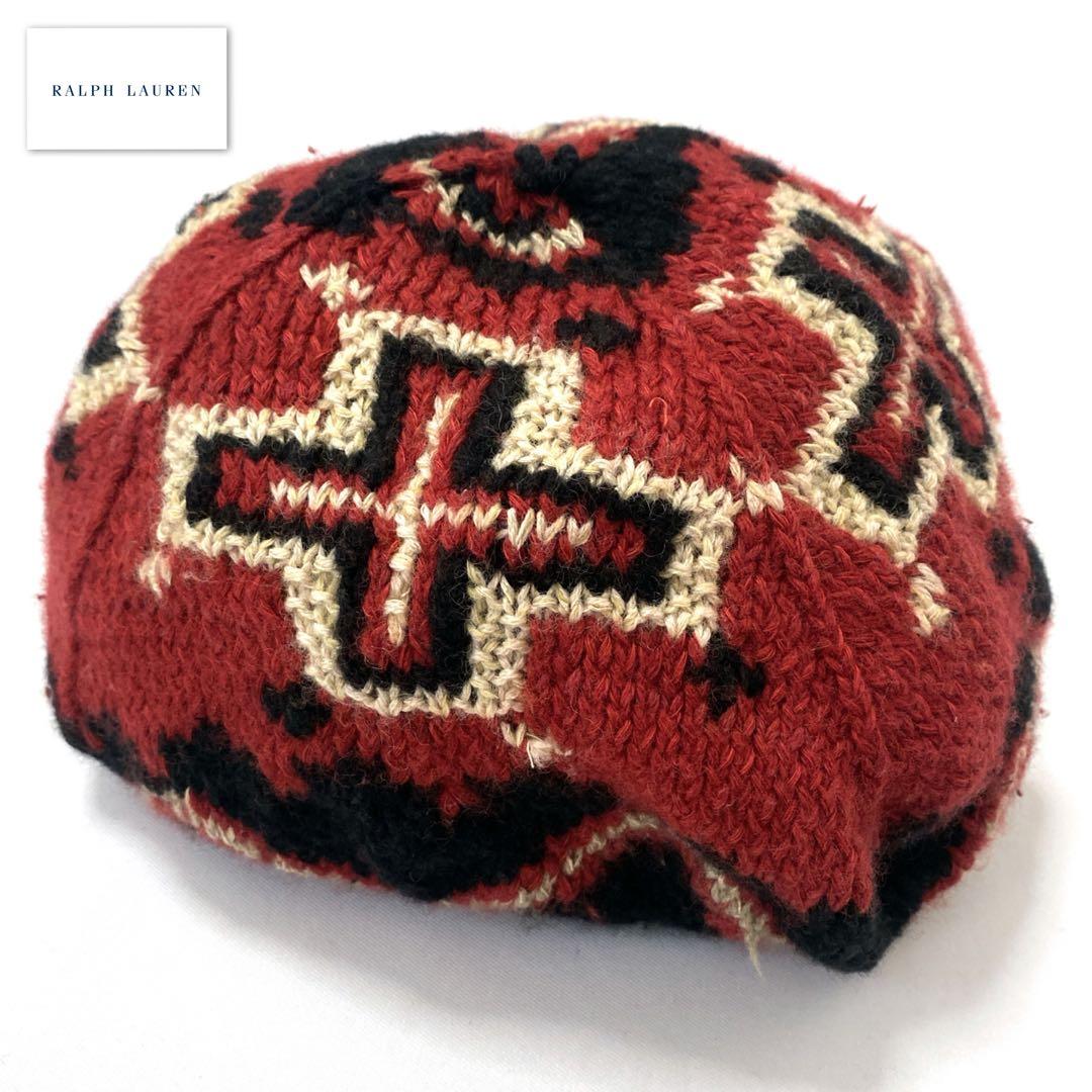 Ralph Lauren NATIVE WOOL BERET ベレー帽　カシミア