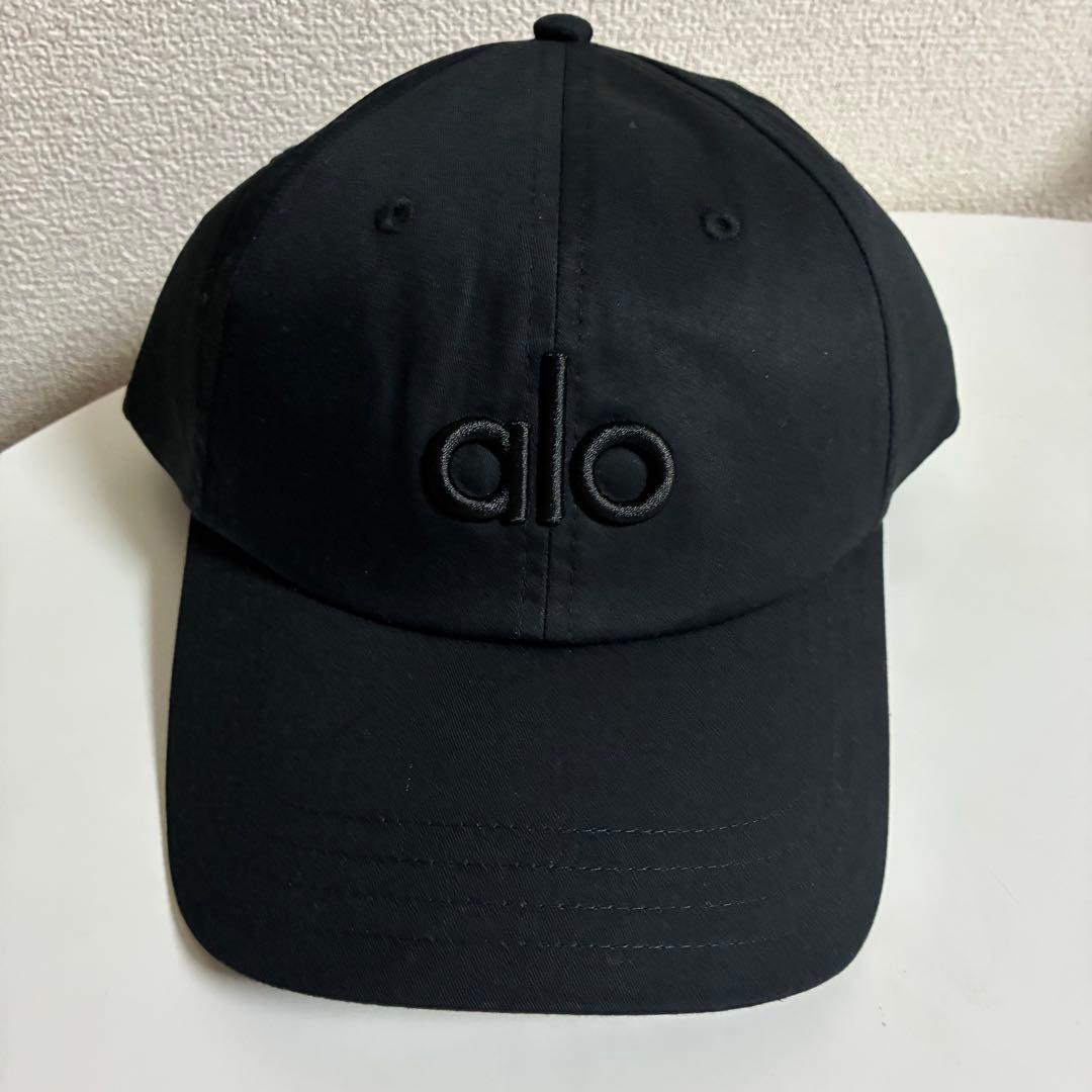 alo yoga キャップ ブラック