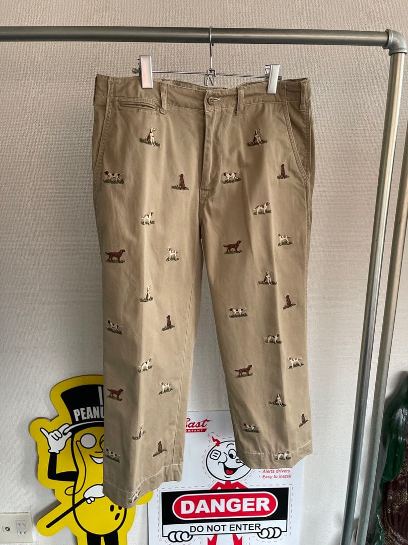 POLO Ralph lauren チノパン　犬刺繍　トラウザーズ 32×30