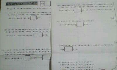 ウィークリーサピックス 算数 土曜特訓 プリント Ｂ＊筑駒 開成 聖光学院 難関