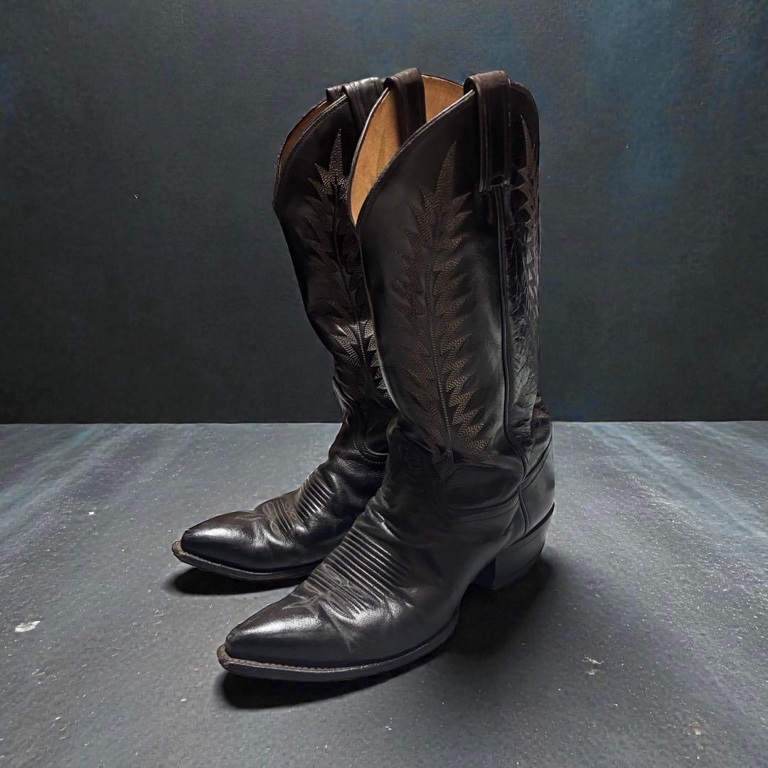 靴 Tony Lama real leather Westernboots BLK