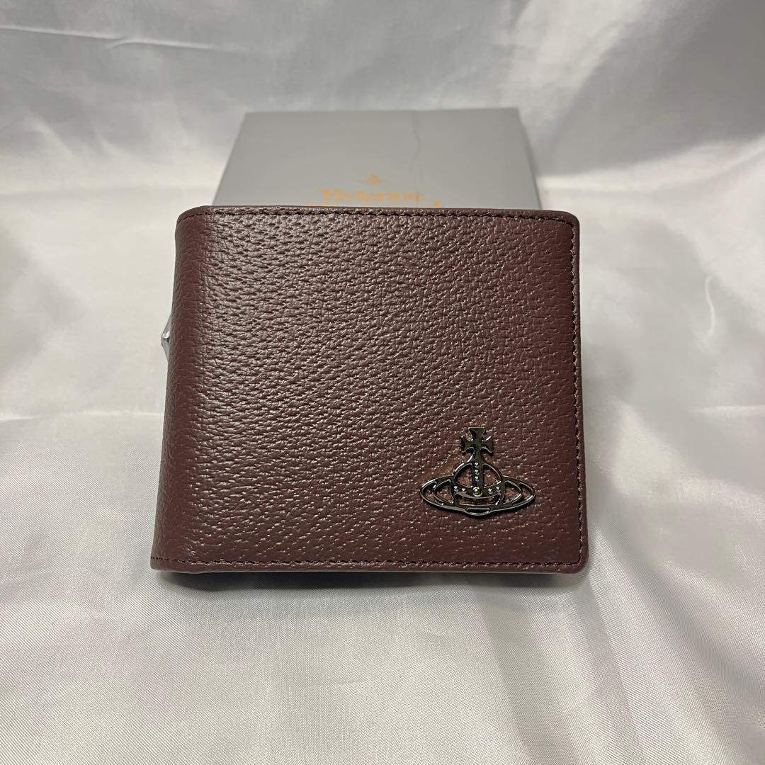 新品 Vivienne Westwood コーヒー 二つ折り財布 バレンタイン