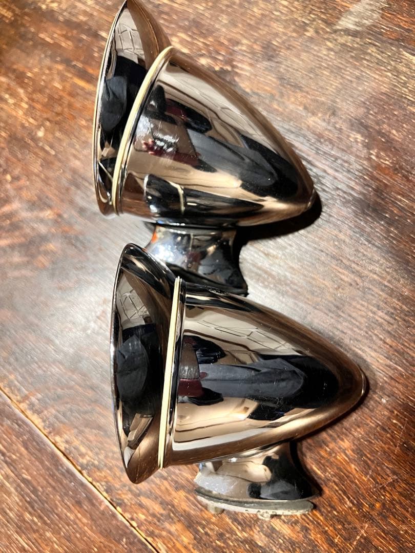 60年代ヴィンテージ品　ウォールプレスミラー NOS 【美品2個SET】