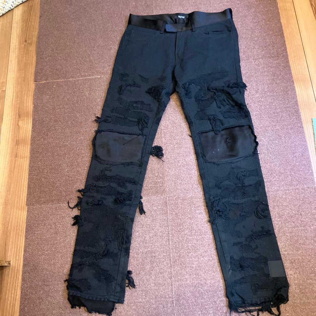 ぷ*ー様 UNDERCOVER クラスト ダメージ78デニム