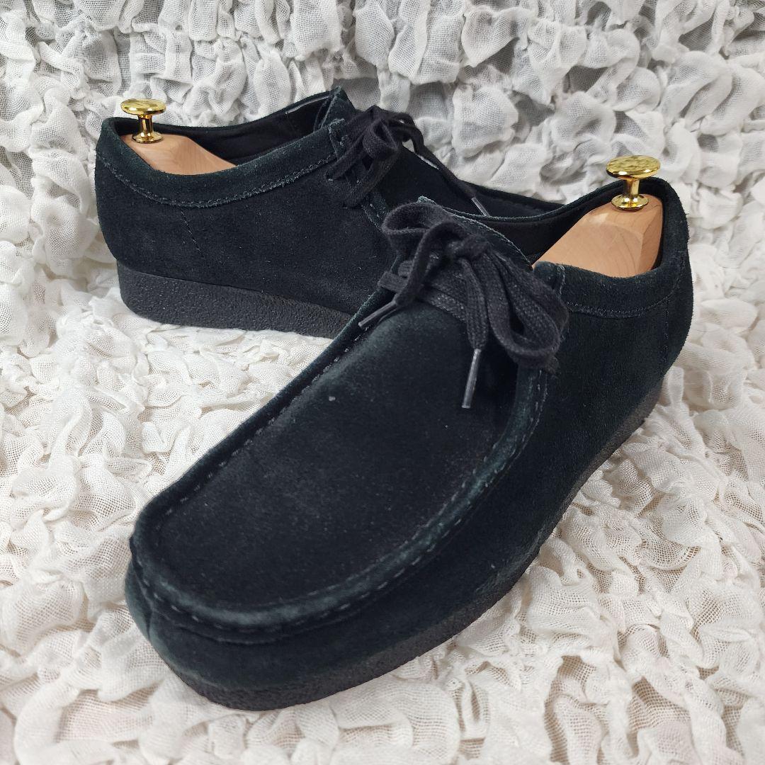 宇婆クラークス ワラビー エボ ウォータープルーフ スエード