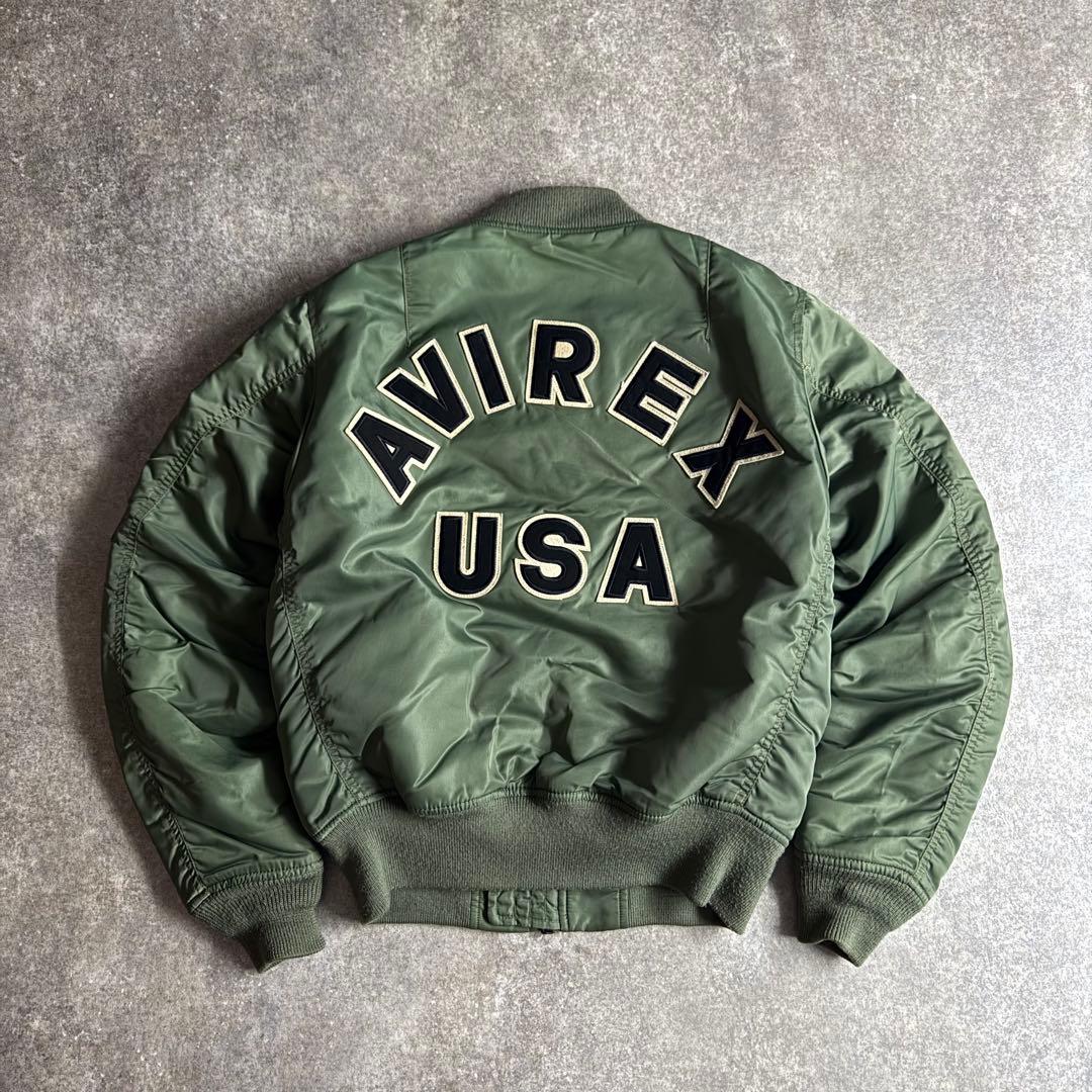 ジャケット・アウター AVIREX commercial logo MA1 flight jacket