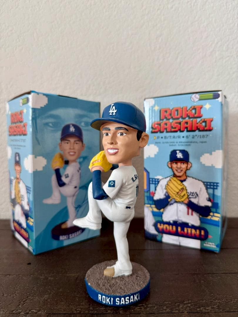【非売品・限定品】LA Dodgers 佐々木朗希 ボブルヘッド