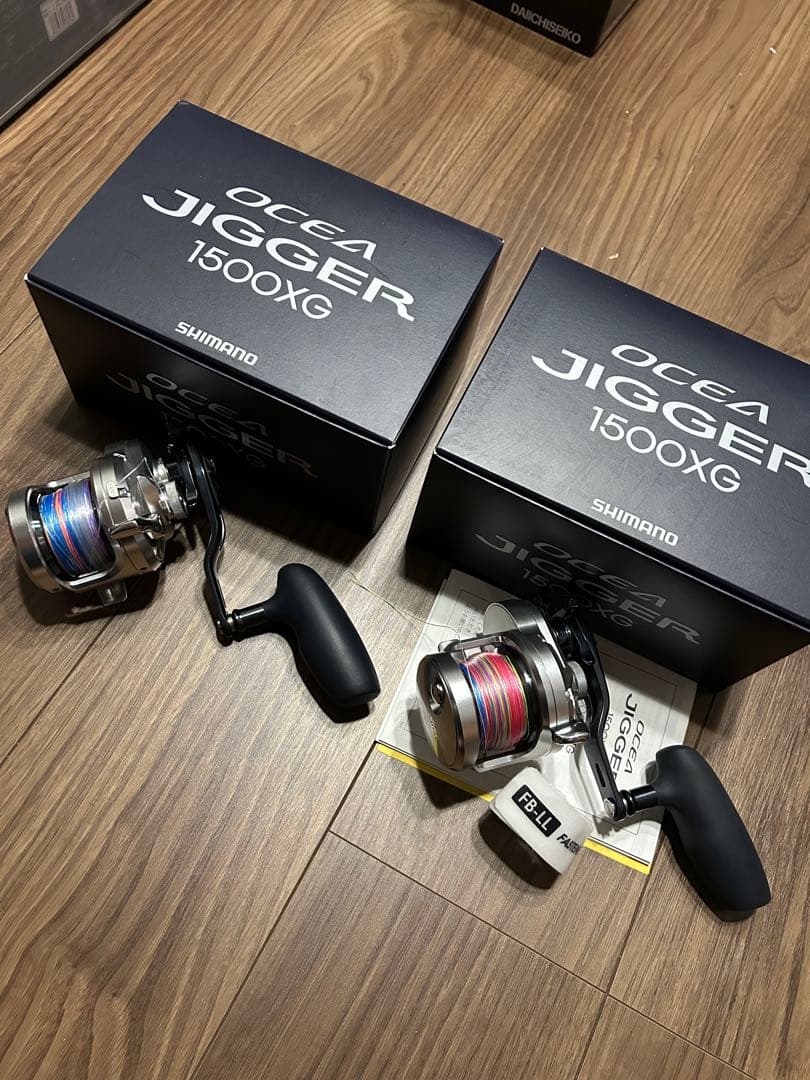 シマノ　 21オシアジガー1500XG 美品　2台まとめ売り