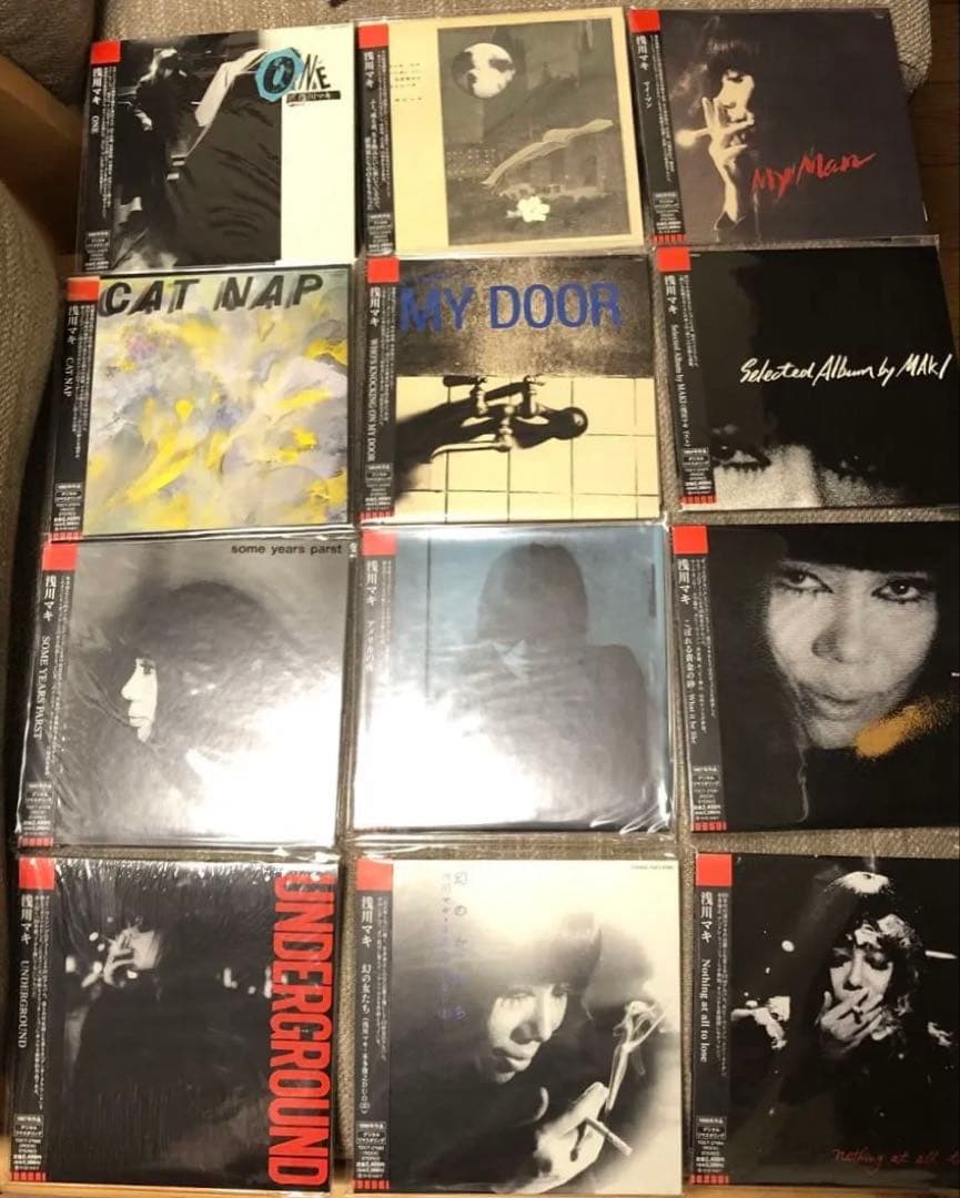 浅川マキ　紙ジャケットCD 80年代 12CD