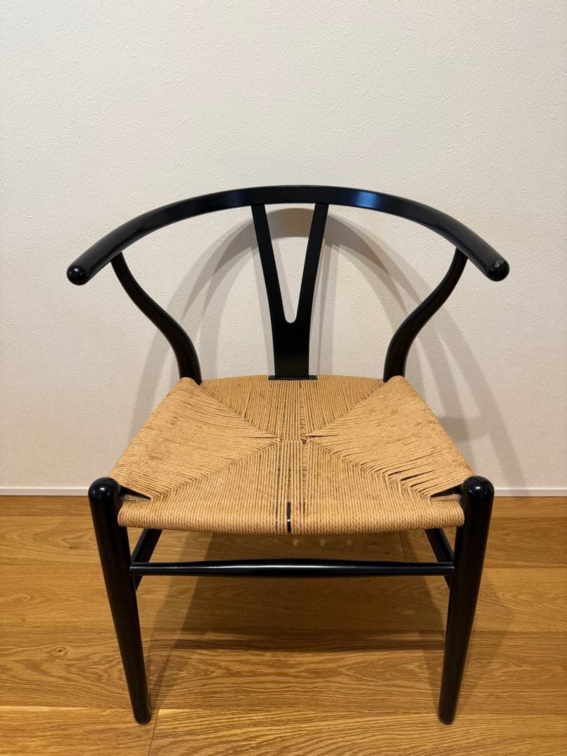 Yチェア　ブラック　ワイチェア　CH24 ②