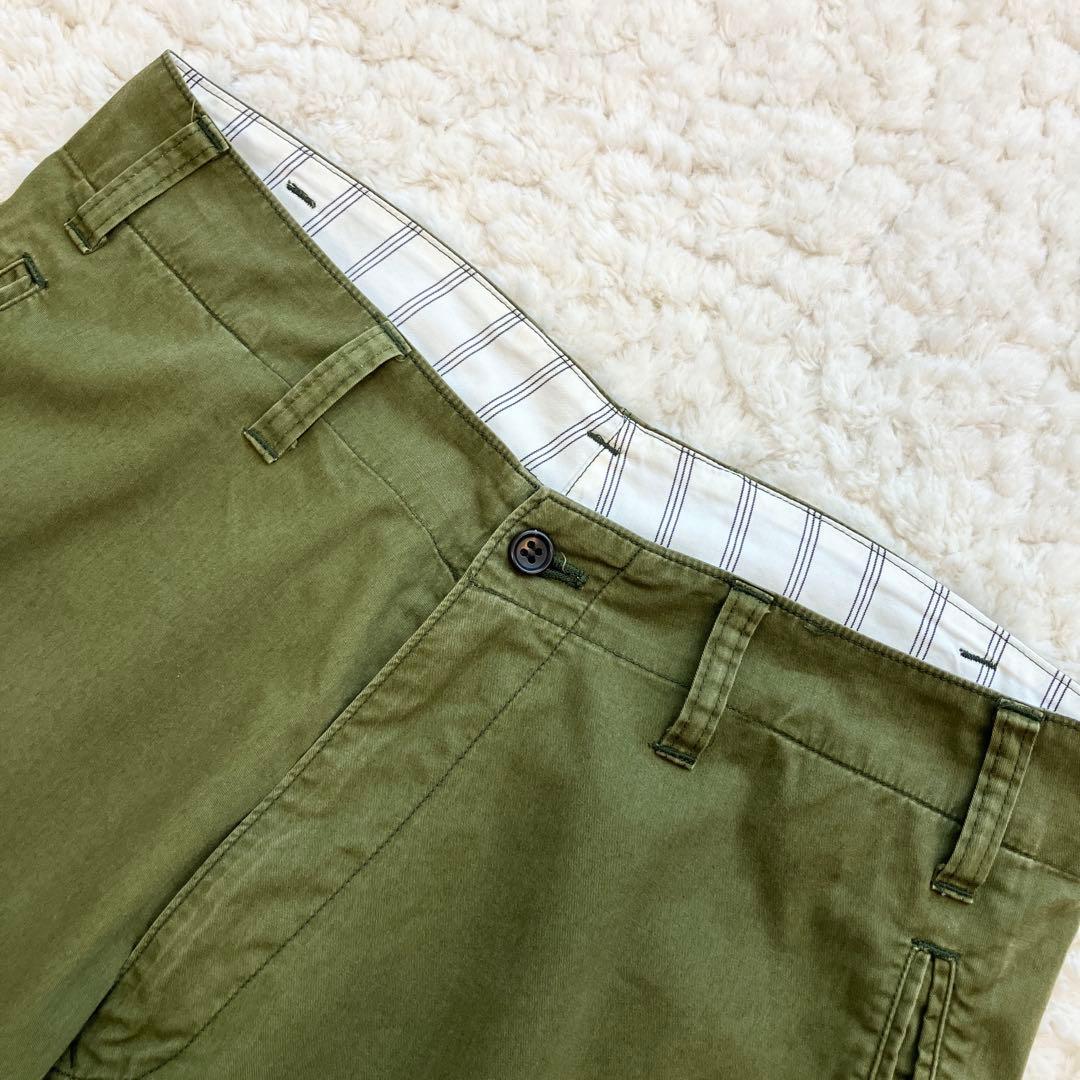 美品 90s初期 GOODENOUGH 立体裁断シンチバックパンツ M 裏原