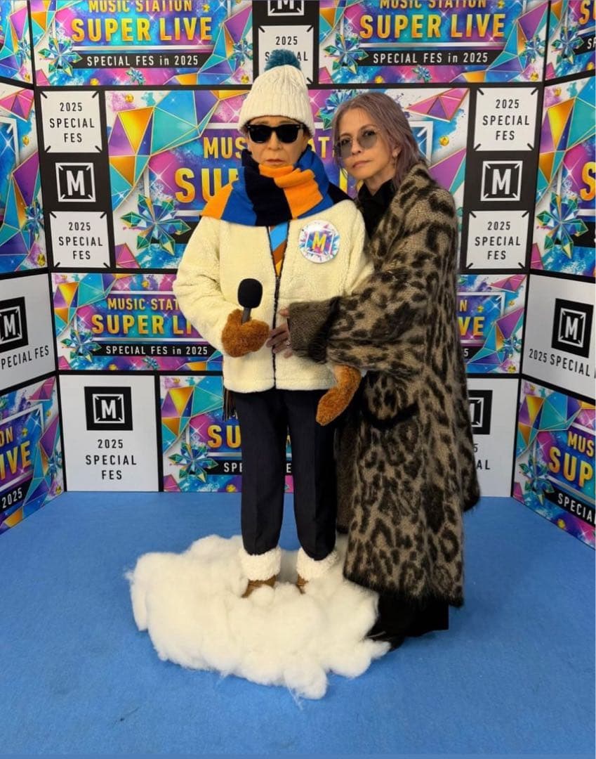 share spirit 25aw レオパードコート　Mステ　hyde着用