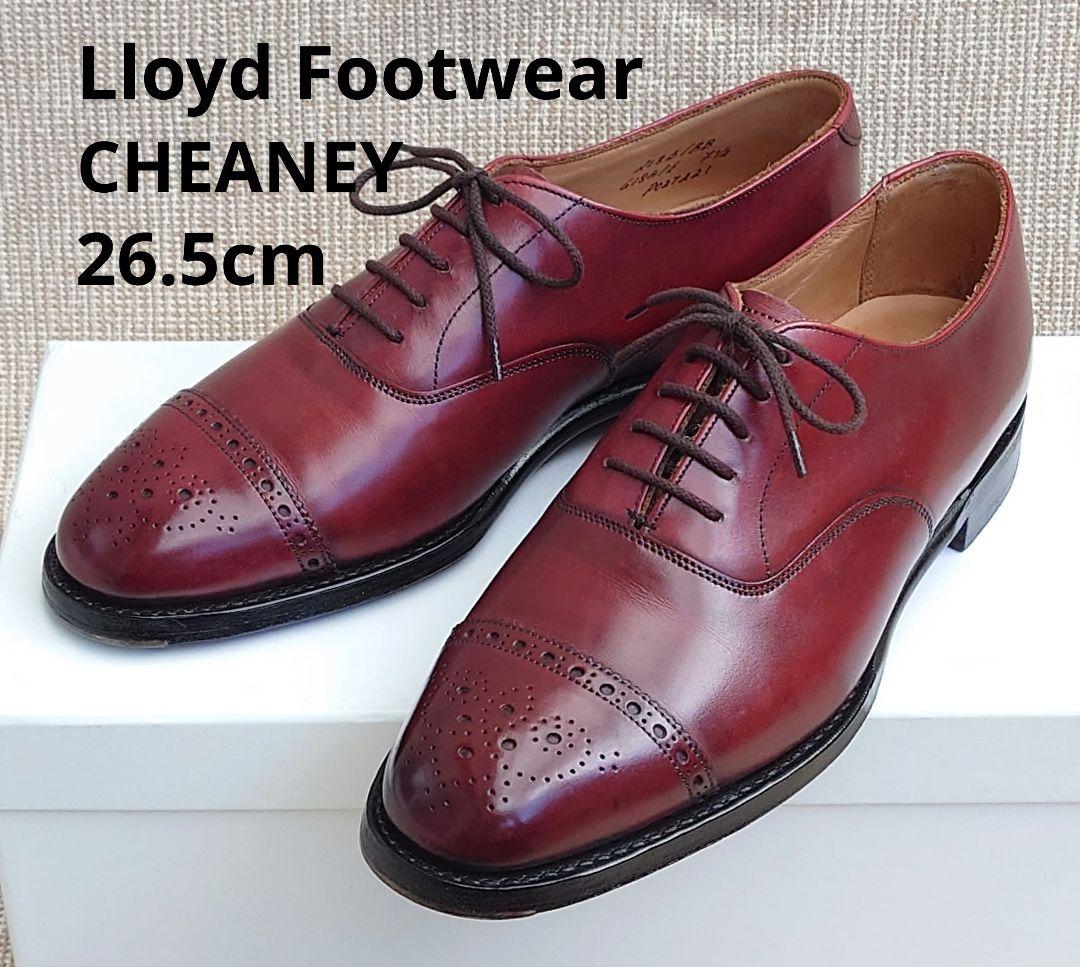 ロイドフットウェア ストレートチップ メダリオン チーニー製 26.5cm