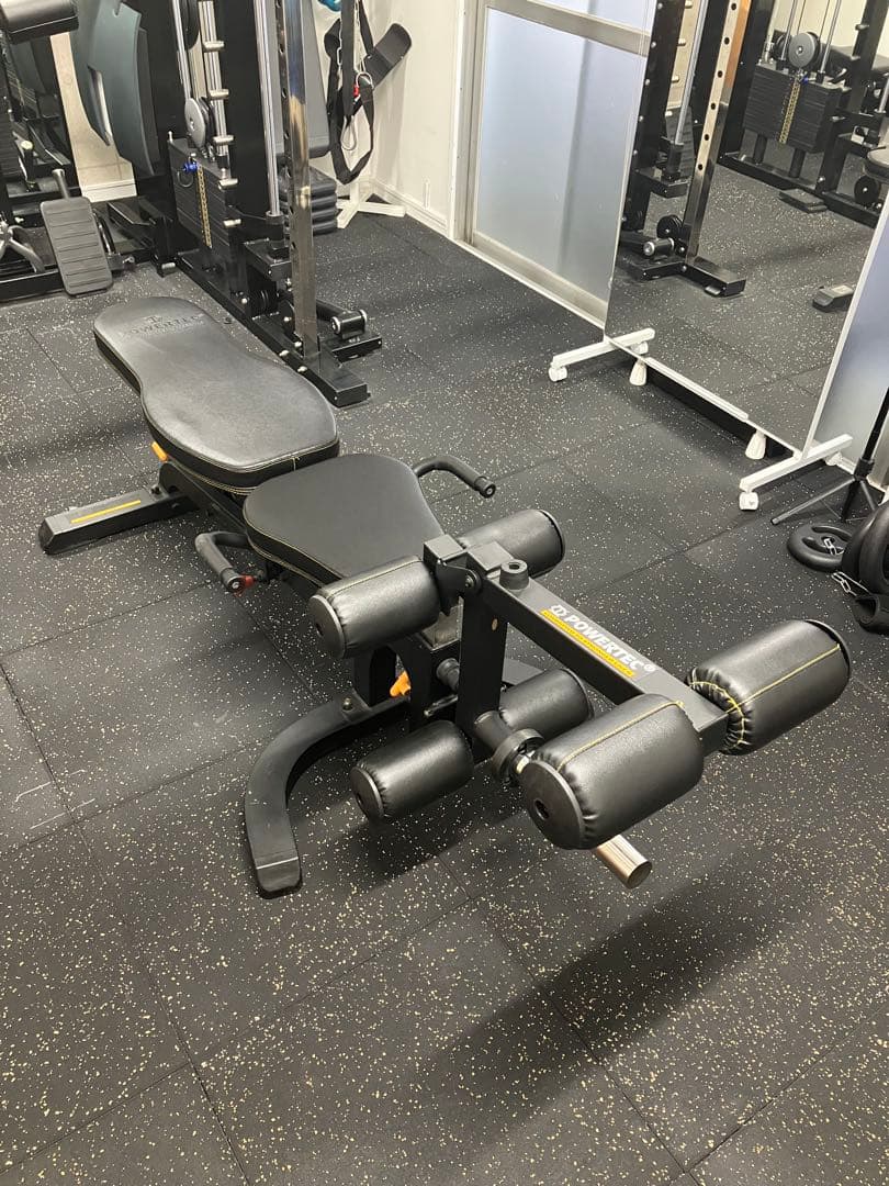 GW値下げ POWERTEC 　ベンチ　レッグカールアタッチメントセット