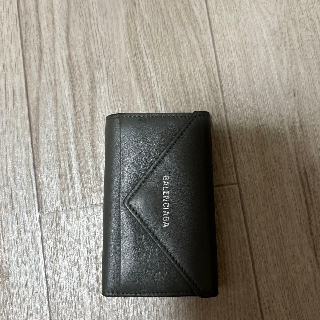 BALENCIAGA バレンシアガ 6連キーケース ペーパー グレー