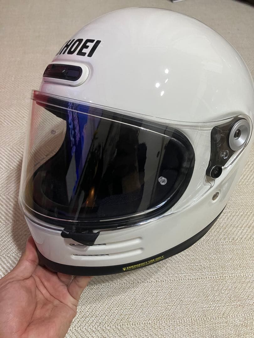 SHOEI グラムスター美品　オフホワイト収納袋付き