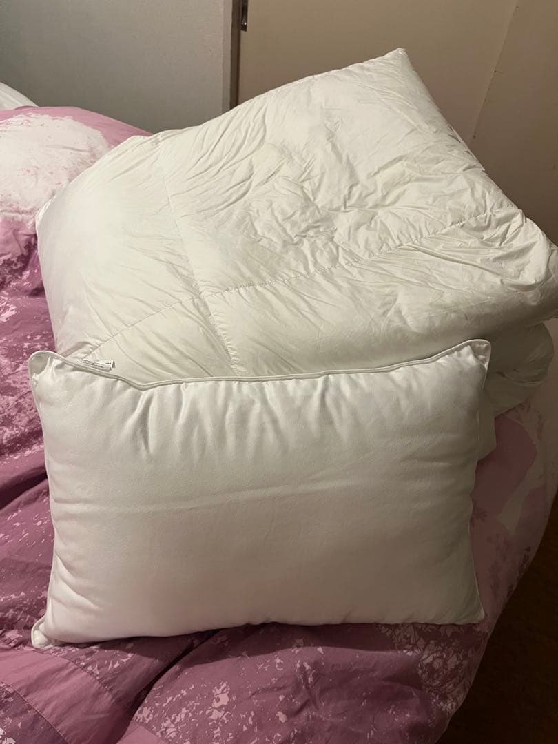 ニトリ　 カルフワ ウモウカケフトン UL-H ダブル　美品