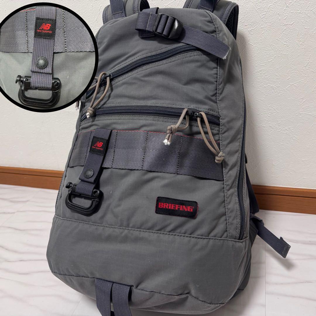 NEW BALANCExBRIEFING FORCE M MW リュック グレー