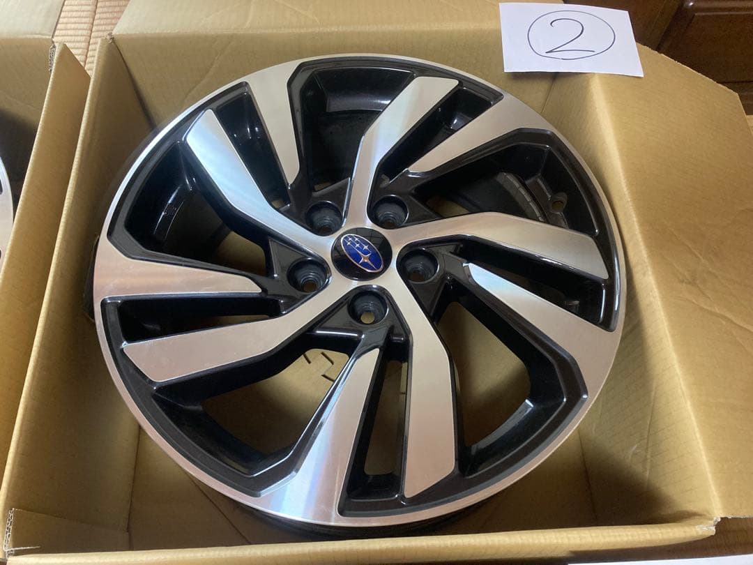 スバル 18インチ ホイール 5本スポーク