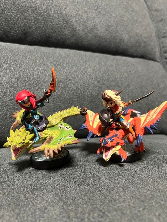 モンハンamiiboリオレイア & シュヴァル 隻眼のリオレウス&ライダー
