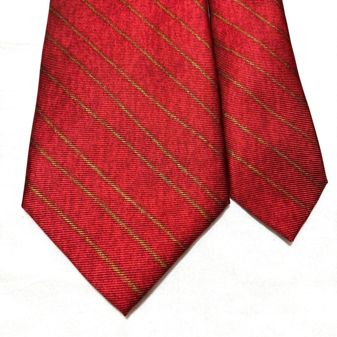 新品　BVLGARI　ブルガリ　セッテピエゲ　レッド　光沢　肉厚　タグ付