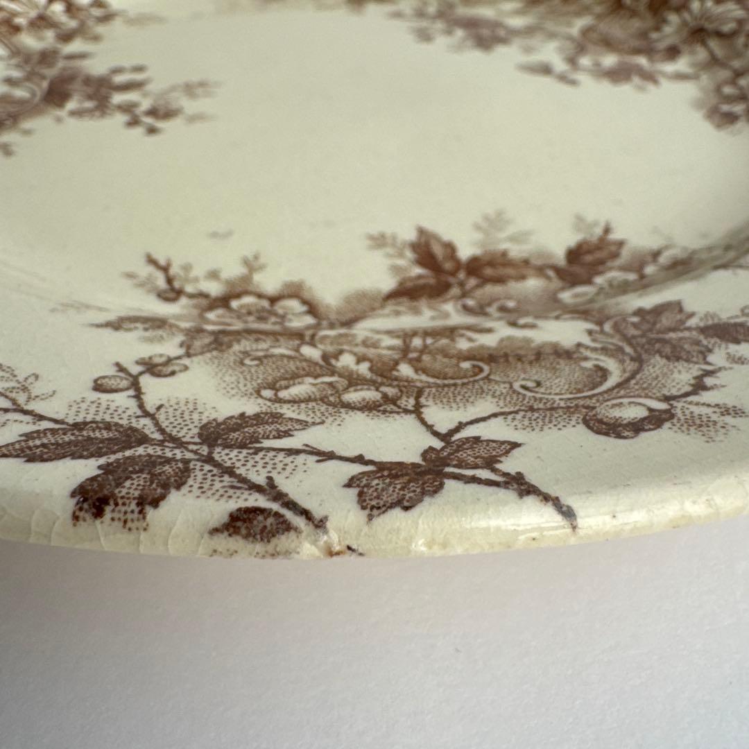 フランスアンティーク　ショワジールロワ　ポンパドール　ディナープレート