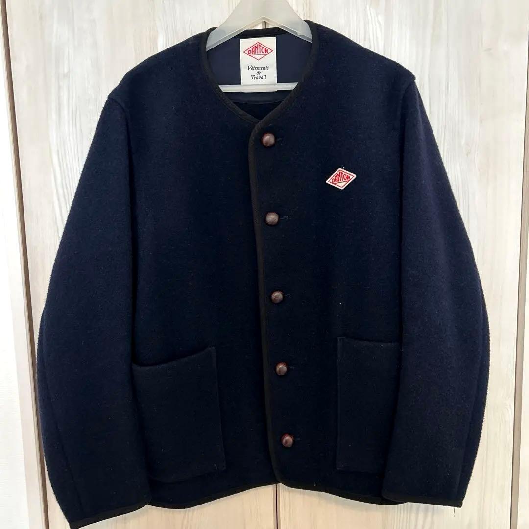 DANTON ダントン　ノーカラーコート