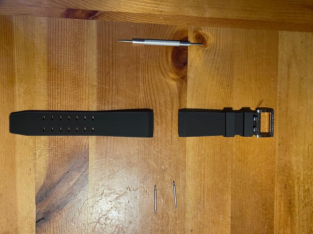 HAMILTON ビロウゼロ ブラックラバーベルト