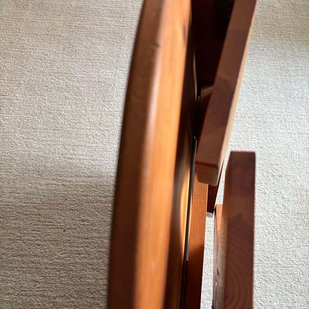 折りたたみ　ローテーブル　丸型　円形　ちゃぶ台