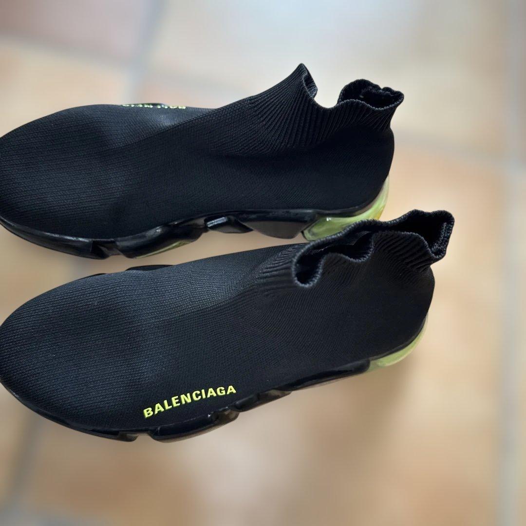 お値下！BALENCIAGA ブラック ニットスニーカー